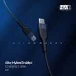 Heatz ZC29, 60W C to C Fast Charging Cable with USB-C ports