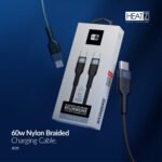 Heatz ZC29, 60W C to C Fast Charging Cable with USB-C ports