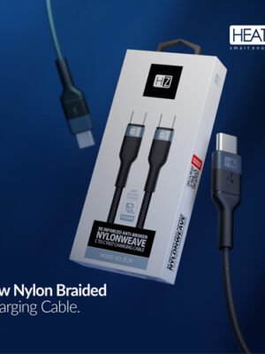 Heatz ZC29, 60W C to C Fast Charging Cable with USB-C ports