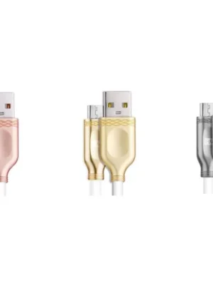 Heatz Metallic Smart Fast Micro USB Cable 3 Meter