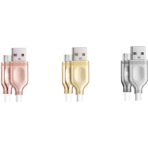 Heatz Metallic Smart Fast Micro USB Cable 3 Meter