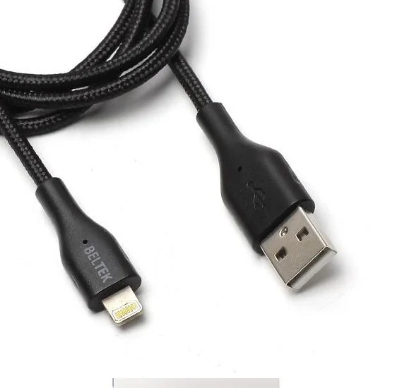 Beltek Bcc-32 Lightning 1m braided charging cable