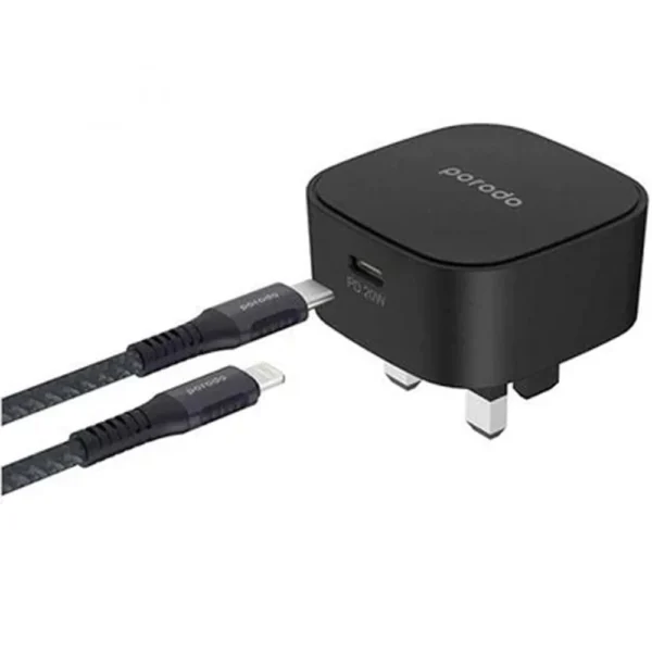 Porodo PD-FWCH004-L-BK - Charger
