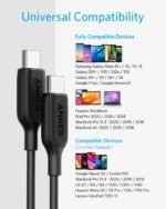 Anker Powerline III USB-C to USB-C Cable 2.0 (60W/10ft)