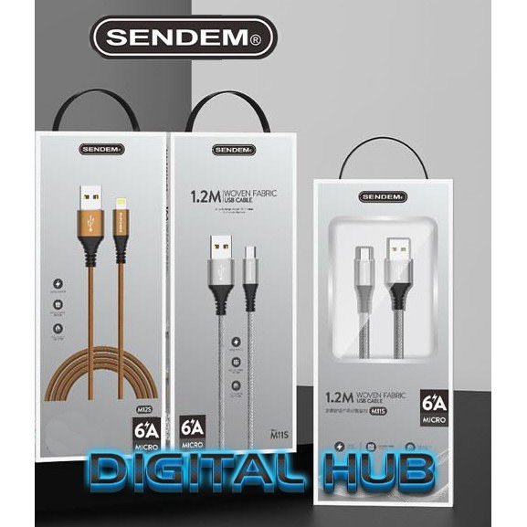 SENDEM M11S M12S 6A WOVEN FABRIC CABLE