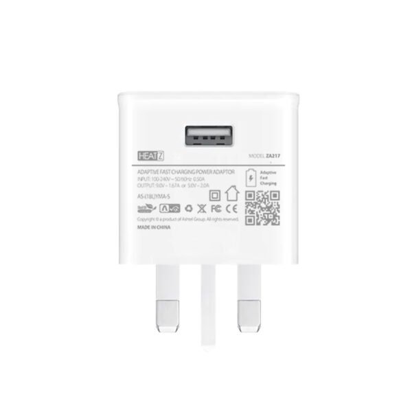 Heatz Single Port Adapter White, ZA217