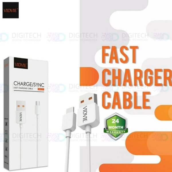 VIDVIE CB412V ANDROID USB CABLE - 1M - Fast charging